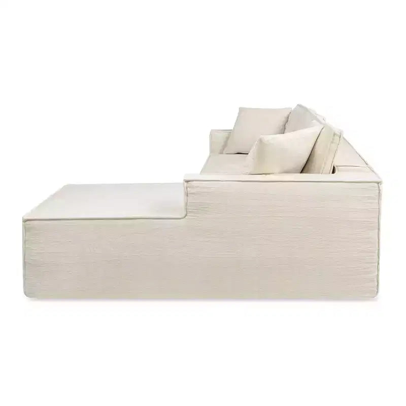 Divano componibile Brenley 110.5 RAF Sofà-in-a-Box, ciniglia grigio cenere
