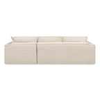Divano componibile Brenley 110.5 RAF Sofà-in-a-Box, ciniglia grigio cenere
