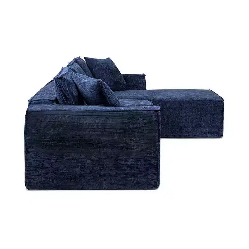 Divano componibile Brenley 110.5 RAF Sofà-in-a-Box, ciniglia grigio cenere