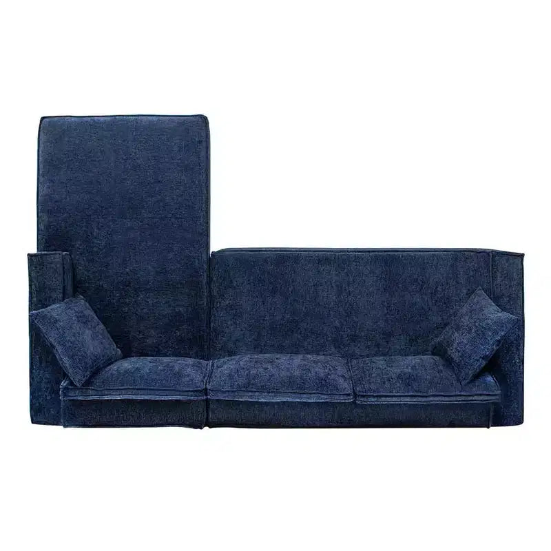 Divano componibile Brenley 110.5 RAF Sofà-in-a-Box, ciniglia grigio cenere