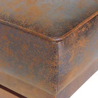 Pouf Temzyl moderno da cocktail imbottito in legno di gomma