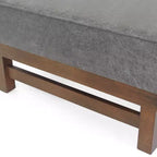 Pouf Temzyl moderno da cocktail imbottito in legno di gomma