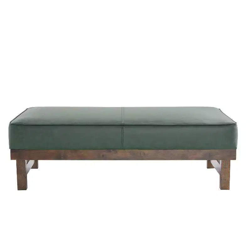 Pouf Temzyl moderno da cocktail imbottito in legno di gomma