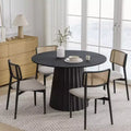 PexFix 46 Round Solid Wood Dining Table Kitchen Tables