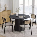 PexFix 46 Round Solid Wood Dining Table Kitchen Tables