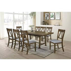 Sedie da pranzo imbottite Howell Wood, Marrone/Blu