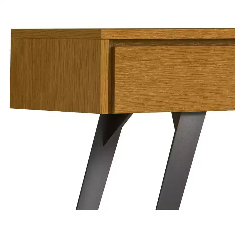 Tavolo da divano/consolle Mitchell largo 152 cm, stile industriale moderno