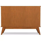 Tierney MADERA MACIZA Rettangolare 50 pollici Credenza a 3 ante in stile moderno di metà secolo