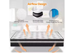 Materasso ibrido matrimoniale da 14 pollici in scatola con memory foam in gel, sensazione media, sollievo dalla pressione, delicato sulla pelle, isolamento del movimento, certificato CertiPUR-US