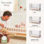 Culla trasformabile 4-in-1 Clover
