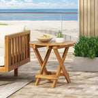 Tavolino Moderno Pieghevole Regolabile (45-70 cm) in Palissandro (Finitura Teak), Adatto come Vassoio per Divano, Comodino