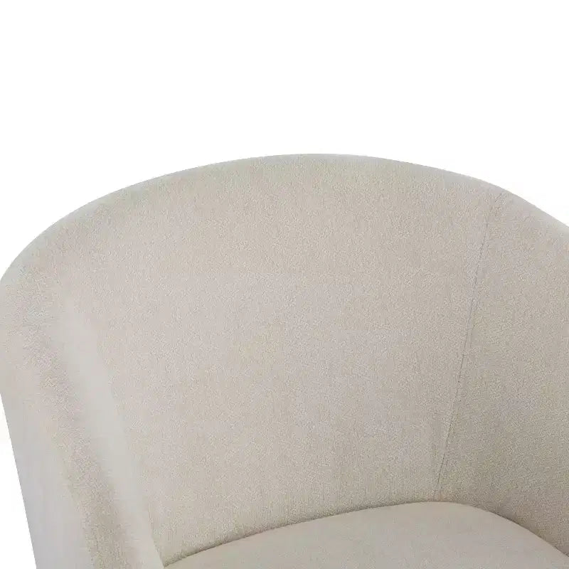 Poltrona Moderna con Schienale a Botte, Sedia Comoda Imbottita con 3 Gambe in Legno Massello, Poltrone a Botte per Soggiorno, Camera da Letto