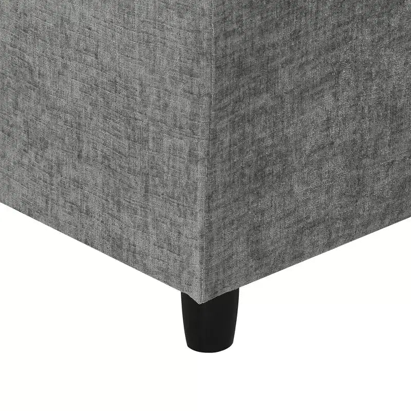Divano letto modulare in ciniglia "Cloud" a 6 pezzi con pouf