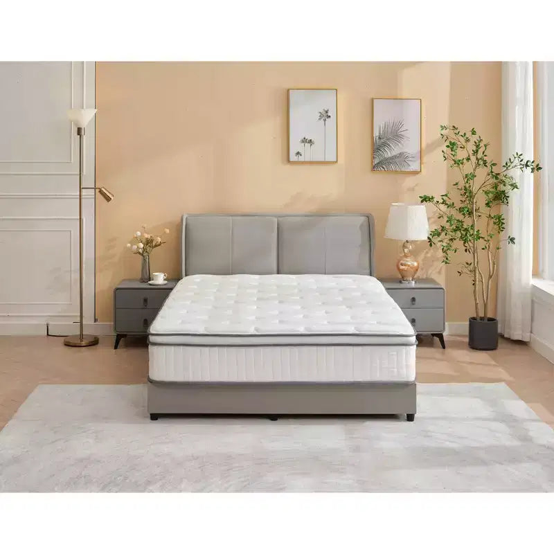 Materasso a molle indipendenti stile Hilton, materasso morbido ed elastico spesso 30 cm per il supporto spinale e il sonno in camera da letto
