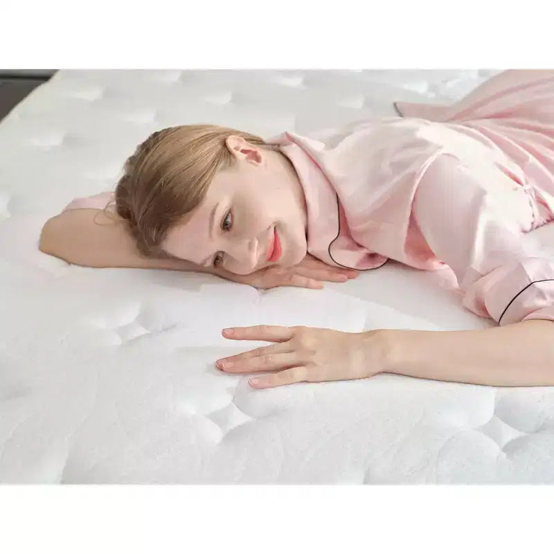 Materasso a molle indipendenti stile Hilton, materasso morbido ed elastico spesso 30 cm per il supporto spinale e il sonno in camera da letto
