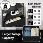 Mobiletto contenitore in tessuto a 4 cassetti con ripiano aperto (41x29x83.5cm) Cassettiera versatile per camera da letto, cameretta dei bambini, dormitorio, soggiorno e ingresso