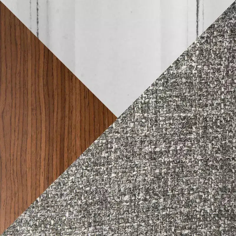 Sgabelli Fabrizzi Noce/Cromo/Grigio: Design Moderno di Metà Secolo, Altezza Fissa 74 cm, Girevoli, Poggiapiedi