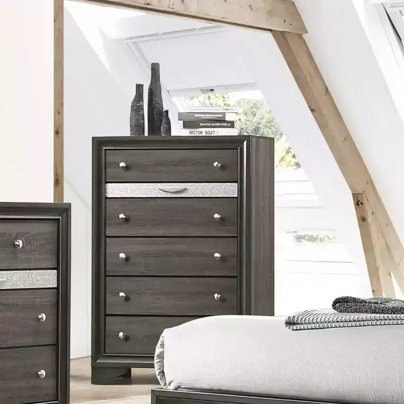 Naima Dresser Finitura Grigia