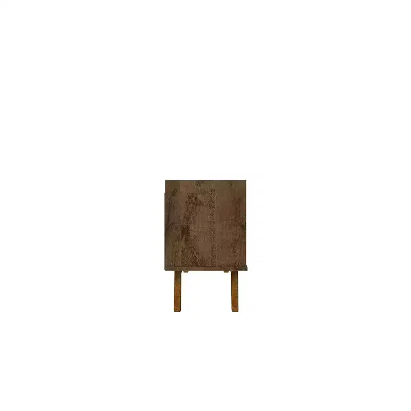 Mobile TV a 4 ripiani Marcus Mid-Century Modern per TV fino a 55", marrone rustico