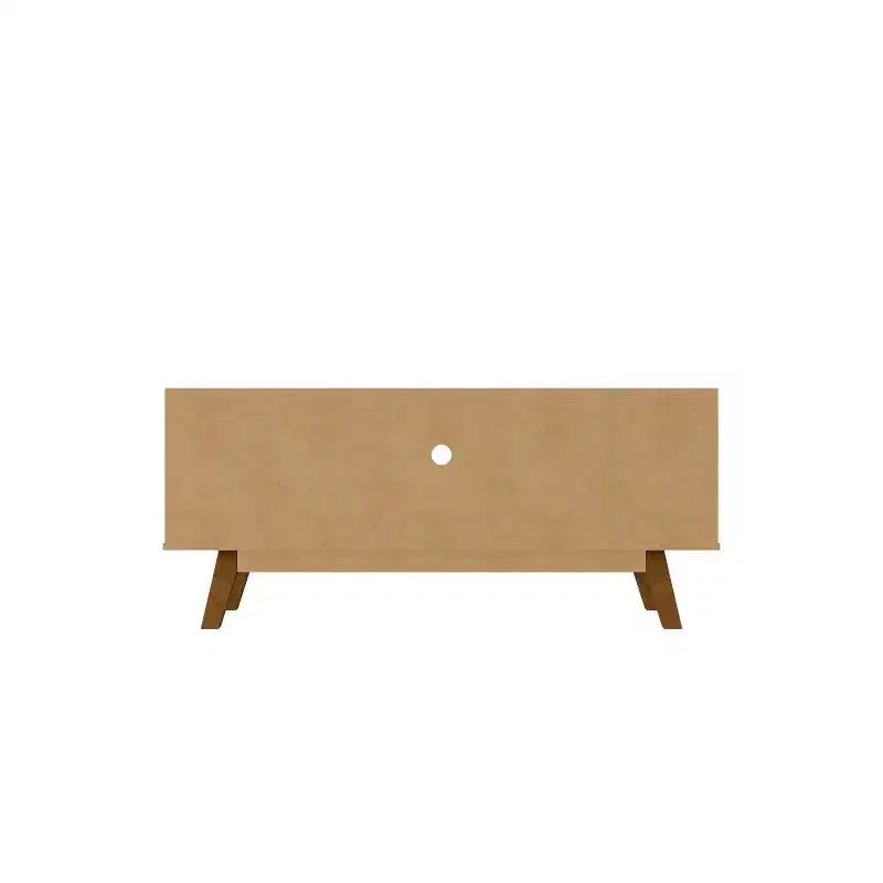 Mobile TV a 4 ripiani Marcus Mid-Century Modern per TV fino a 55", marrone rustico