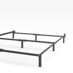 Base letto in metallo Compack da 7" completa, colore nero