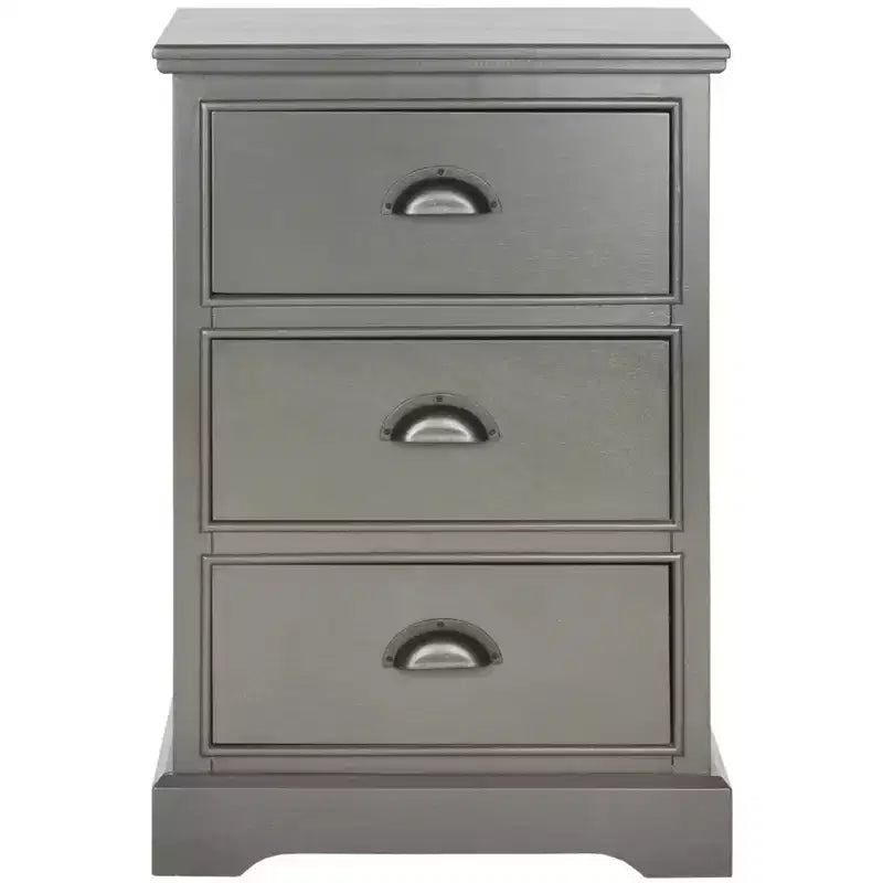 Griffin 3 Drawer Side Table - AMH5717 - Safavieh Couture