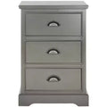 Griffin 3 Drawer Side Table - AMH5717 - Safavieh Couture